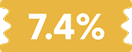 스토어 타입 7.4% 할인 태그